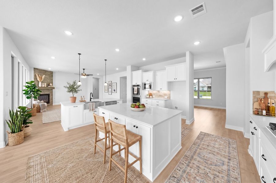 Furnished interior view inside a new home in Heritage, McLendon-Chisholm (Image 6).