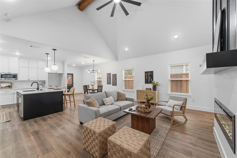 Furnished interior view inside a new home in , Fort Worth (Image 19).