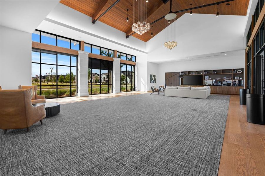 Community Center inside view