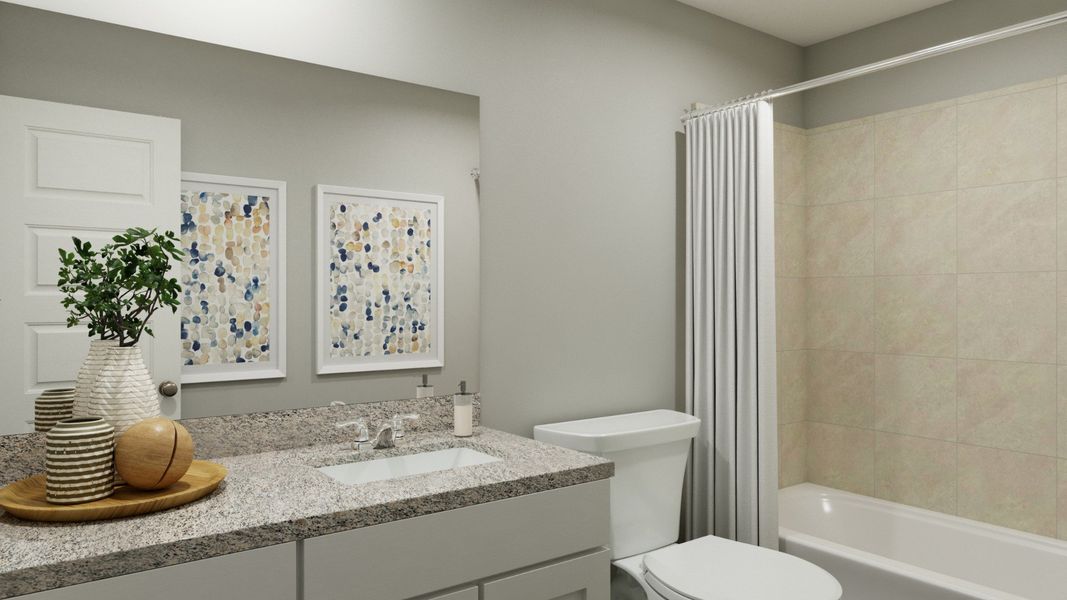 Representative furnished interior of a home built from the The Ravenna by Legend Homes in Rocky Creek Crossing, Crowley (Image 18). Representative furnished interior of a home built from the The Ravenna by Legend Homes in Rocky Creek Crossing, Crowley (Image 18).