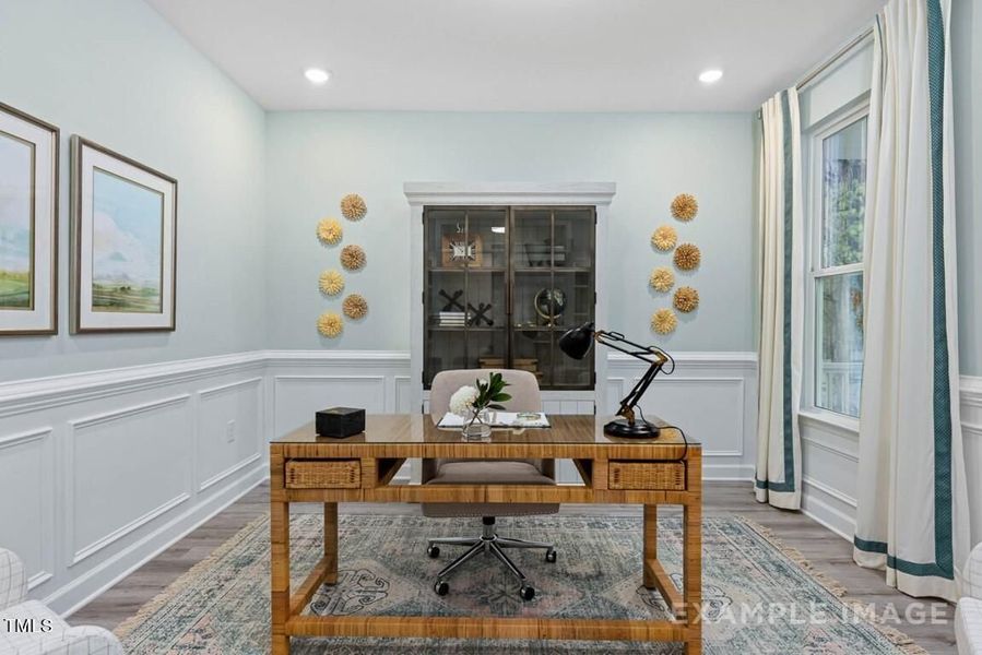 Furnished interior view inside a new home in Glenmere, Knightdale (Image 4).