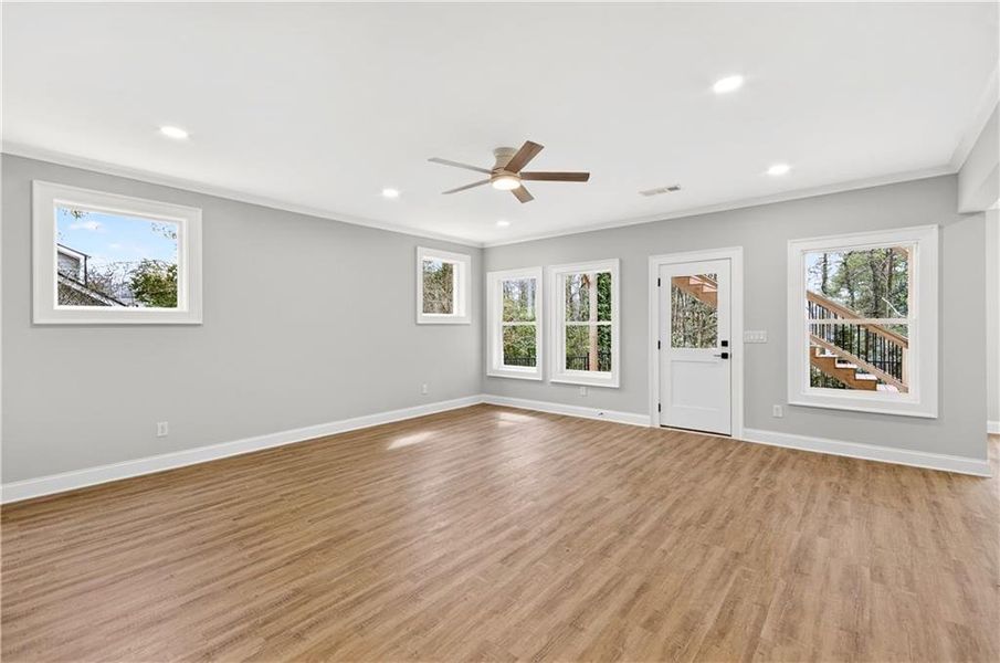 Spacious, unfurnished interior of a new home in , Atlanta (Image 21). Spacious, unfurnished interior of a new home in , Atlanta (Image 21).