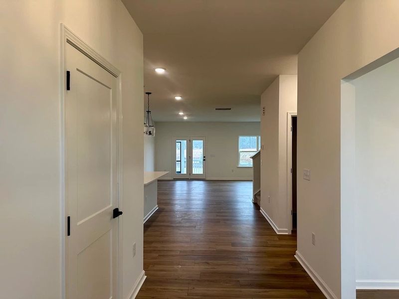 Foyer featuring the AW Collection® Harmony - A refined welcome with soft light and style. Foyer featuring the AW Collection® Harmony - A refined welcome with soft light and style.