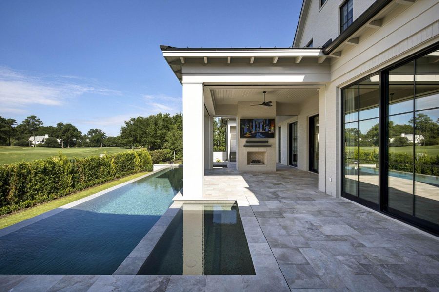 Exterior details and patio area of a home in , Charleston (Image 65). Exterior details and patio area of a home in , Charleston (Image 65).
