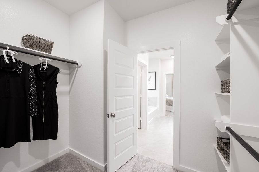 Representative furnished interior of a home built from the Caddo by Tri Pointe Homes in Mason Woods, Cypress (Image 54).