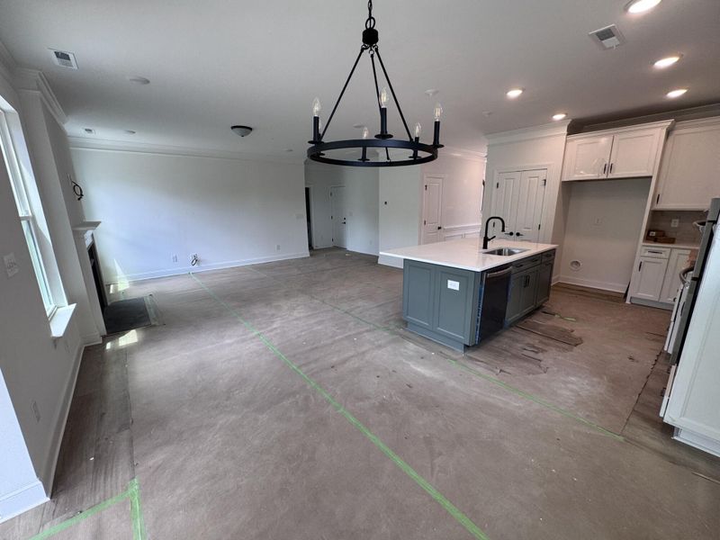 In-progress construction of a new home in Ashton Park, Monroe, NC (Image 8).