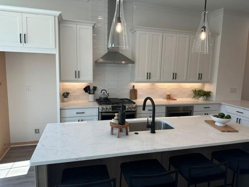 Furnished interior view inside a new home in Waterhaven, Cumming (Image 6).