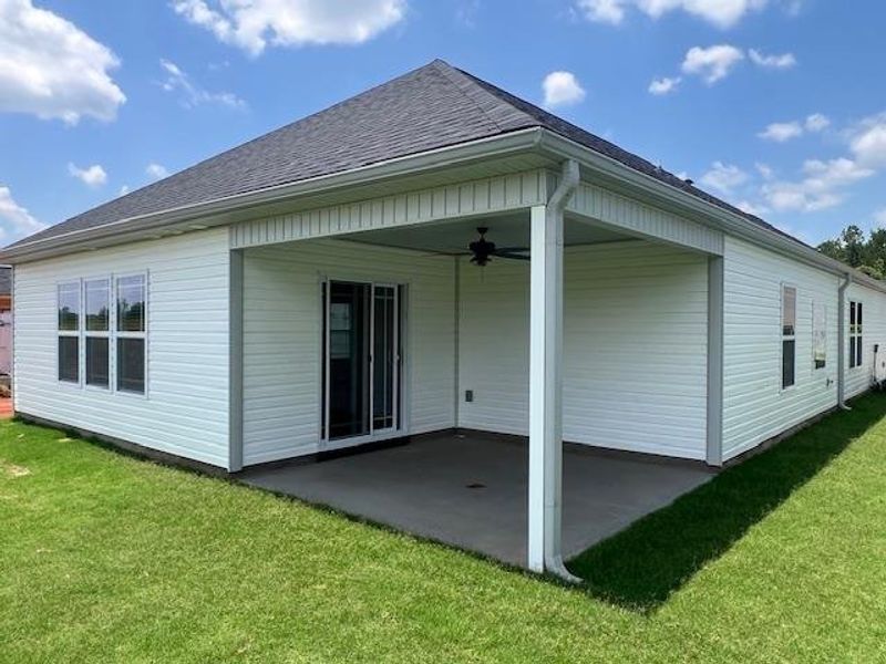 Front exterior of a new home in Cleveland Meadows, Spartanburg, SC, highlighting curb appeal (Image 2).
