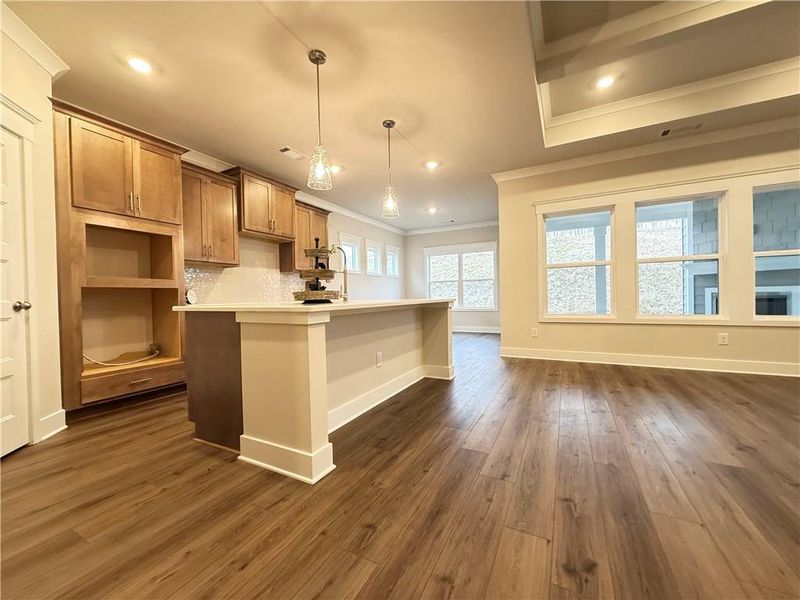 Furnished interior view inside a new home in Ponderosa Farms Manor, Gainesville (Image 8).