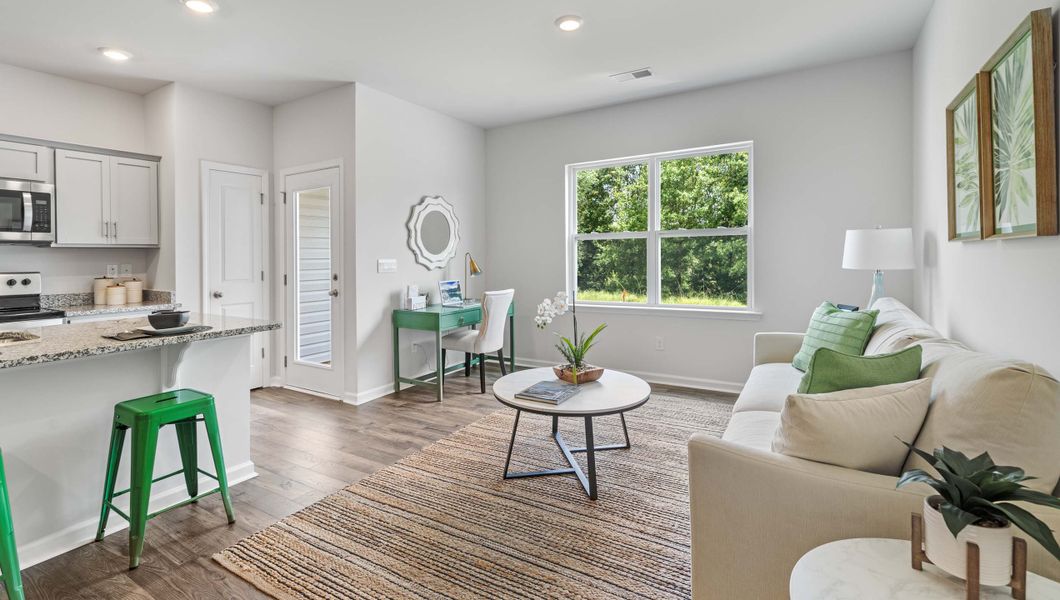 Furnished interior view inside a new home in Covington Village, Greer (Image 15).