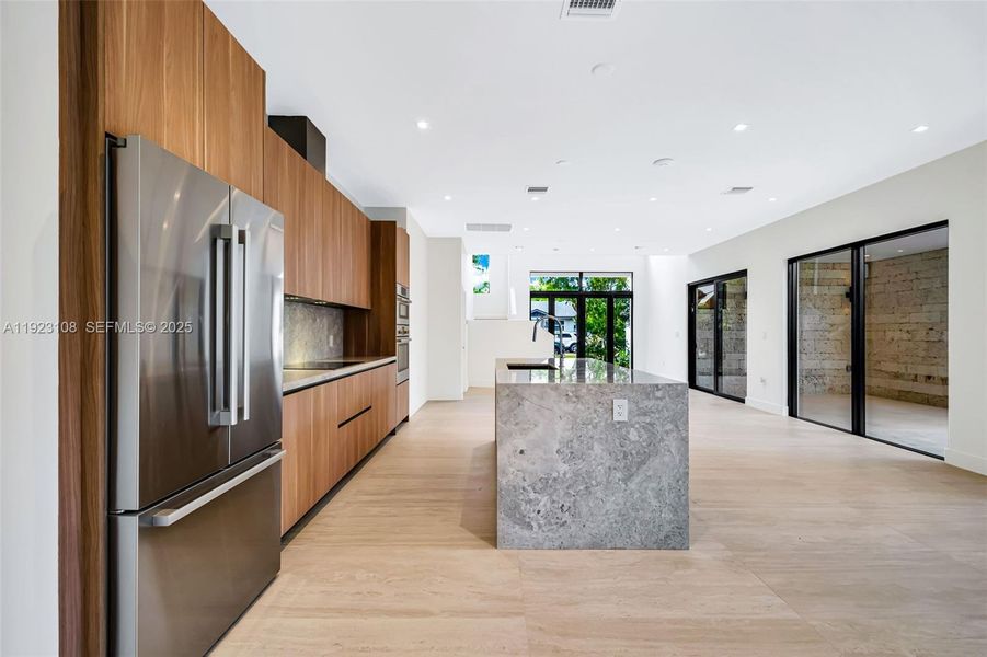Furnished interior view inside a new home in , Miami (Image 7).