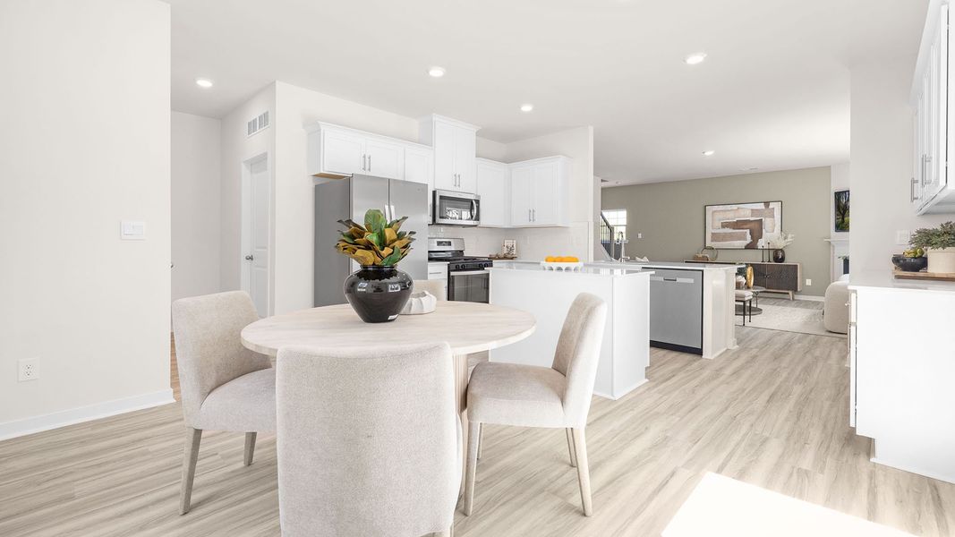 Representative furnished interior of a home built from the Wilmington by D.R. Horton in Cardinal Creek, Charlotte (Image 5).
