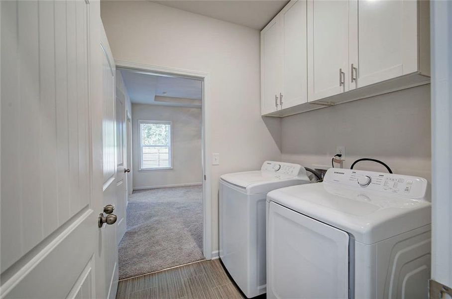 Furnished interior view inside a new home in , Cartersville (Image 12).