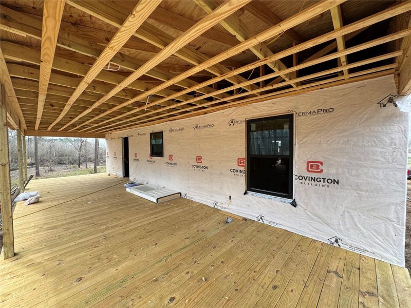 In-progress construction of a new home in , Broaddus, TX (Image 6).