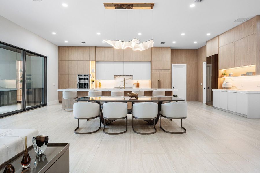Open concept kitchen