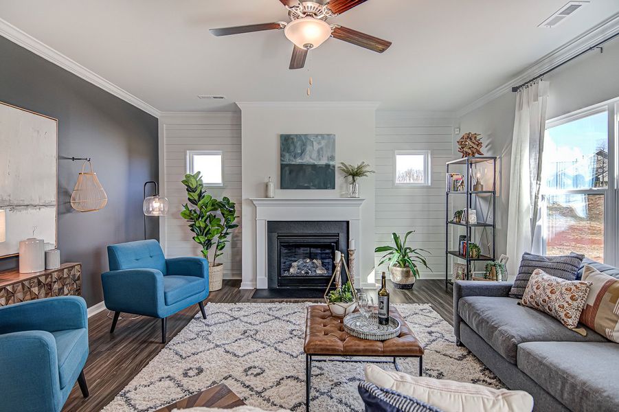 Representative furnished interior of a home built from the Russell - Genesis Value Collection by Mungo Homes in Avenue One, Castle Hayne (Image 4).