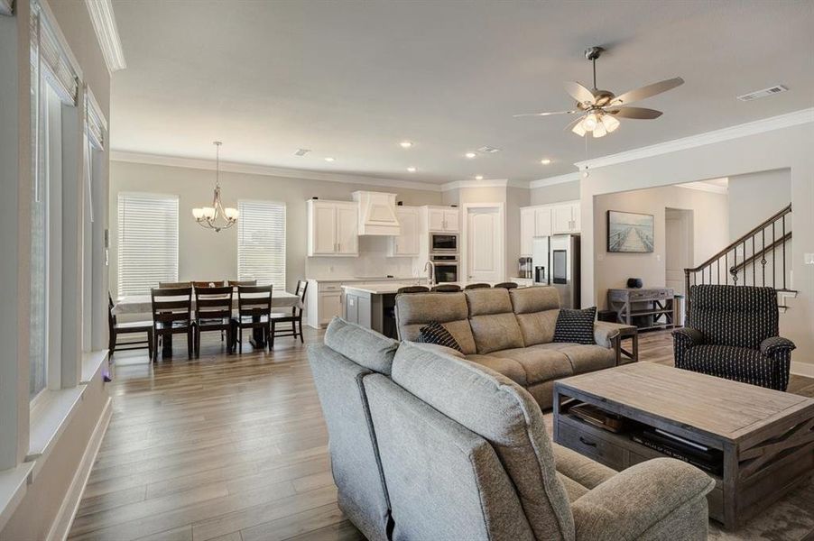 Furnished interior view inside a new home in Creekview Addition, Van Alstyne (Image 10). Furnished interior view inside a new home in Creekview Addition, Van Alstyne (Image 10).