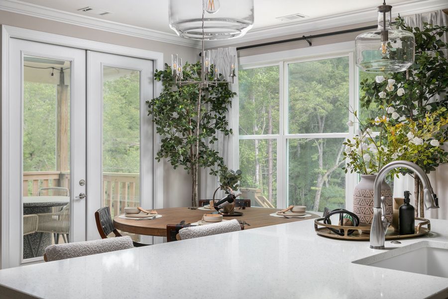Representative furnished interior of a home built from the The Camden by Greentech Homes LLC in Nature's Cove, Ooltewah (Image 7).