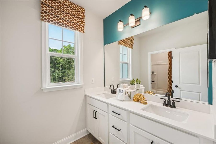 Furnished interior view inside a new home in Bennett Farm, Loganville (Image 49). Furnished interior view inside a new home in Bennett Farm, Loganville (Image 49).