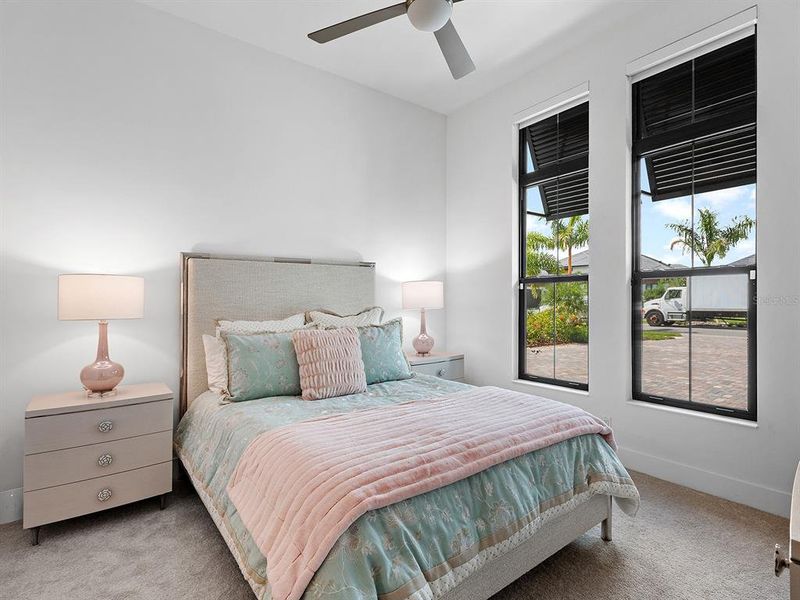Furnished interior view inside a new home in Wild Blue at Waterside, Sarasota (Image 46). Furnished interior view inside a new home in Wild Blue at Waterside, Sarasota (Image 46).