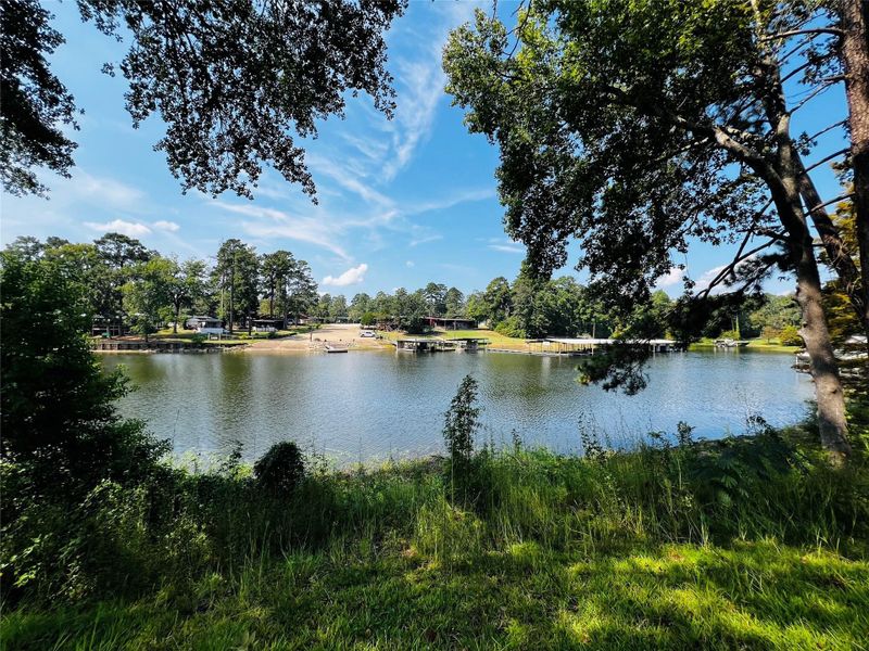 Mill Creek Cove-Sandy beach area for swimming. Owner in process of adding boat pier
