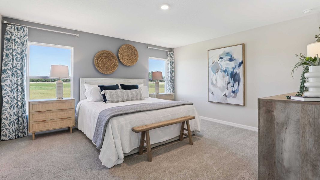 Furnished interior view inside a new home in Emerson Pointe, Ocala (Image 12).