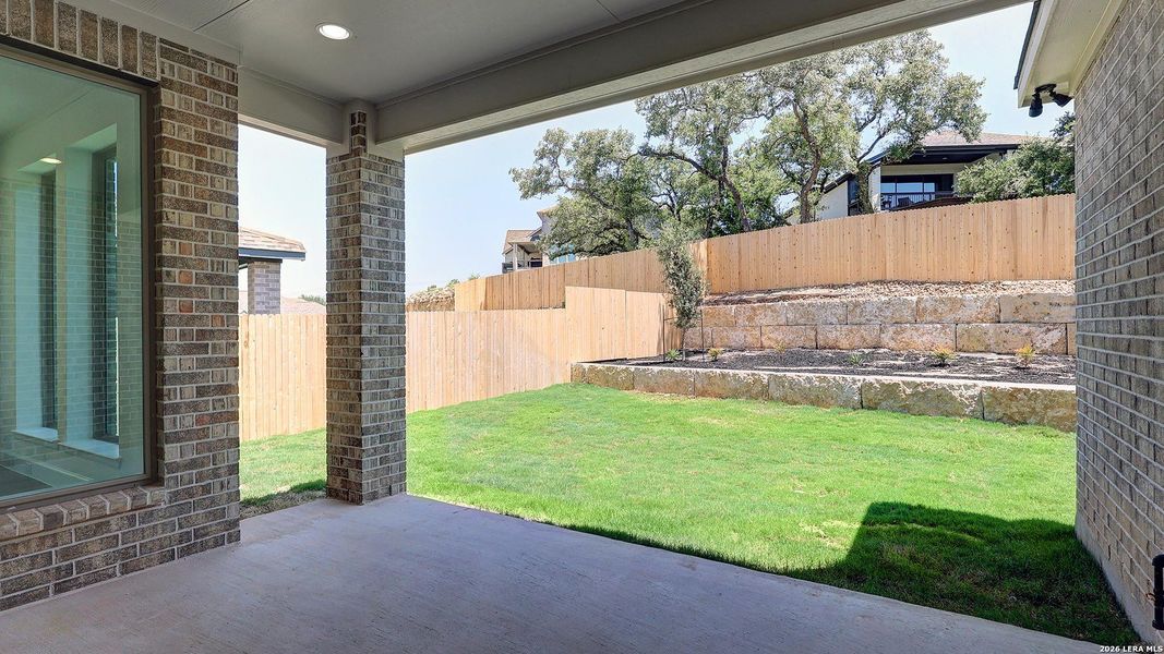 Exterior details and patio area of a home in The Ranches at Creekside, Boerne (Image 4). Exterior details and patio area of a home in The Ranches at Creekside, Boerne (Image 4).