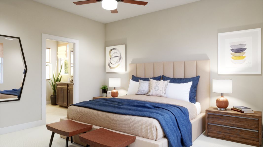 Representative furnished interior of a home built from the Dune by Risewell Homes in Marion Ridge, Haines City (Image 9). Representative furnished interior of a home built from the Dune by Risewell Homes in Marion Ridge, Haines City (Image 9).