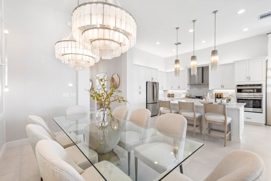 Representative furnished interior of a home built from the Venice by GL Homes in Valencia Grand (55+), Boynton Beach (Image 10).