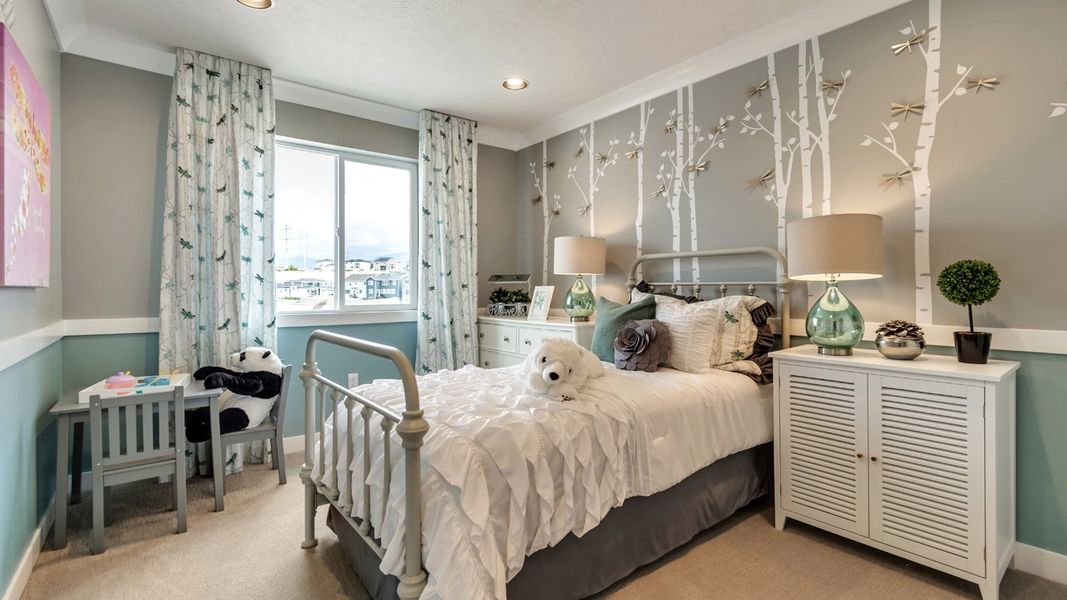 Furnished interior view inside a new home in , Salem (Image 19).