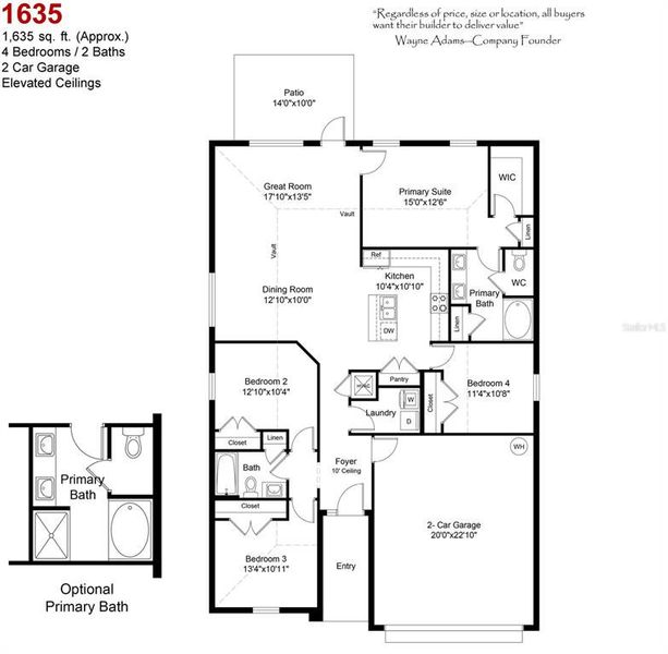 2D floor plan layout of this home in Spring Hill, Spring Hill, FL (Image 1). 2D floor plan layout of this home in Spring Hill, Spring Hill, FL (Image 1).