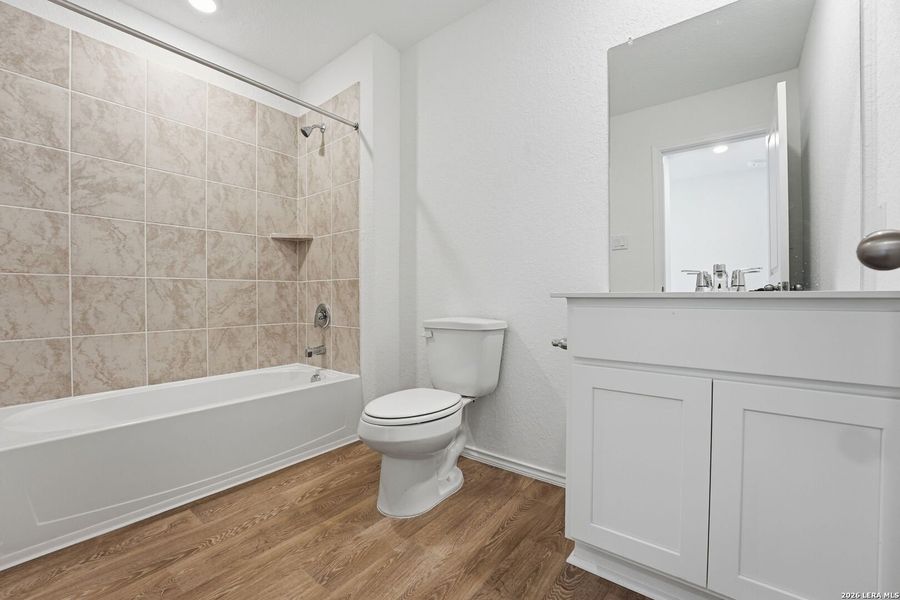 Furnished interior view inside a new home in Blue Ridge Ranch, San Antonio (Image 6).