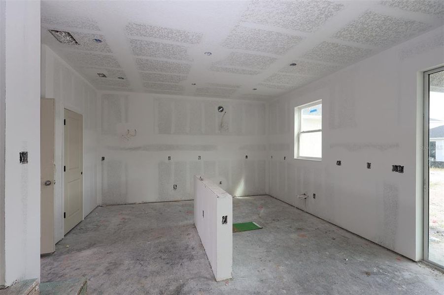 In-progress construction of a new home in Center Lake on the Park, St. Cloud, FL (Image 26).