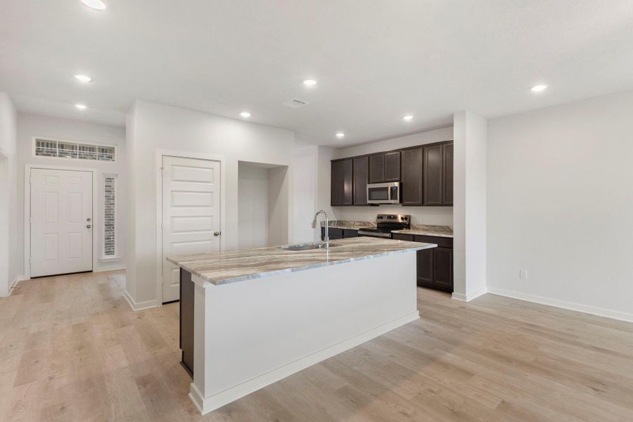 Furnished interior view inside a new home in , Huntsville (Image 8).