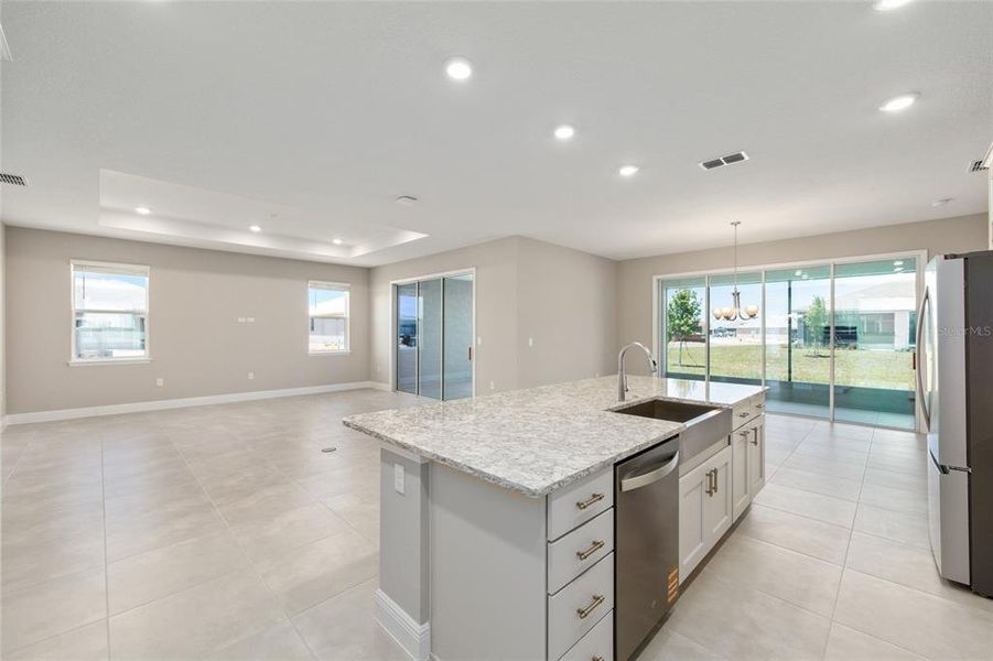 Furnished interior view inside a new home in , Ocala (Image 10).