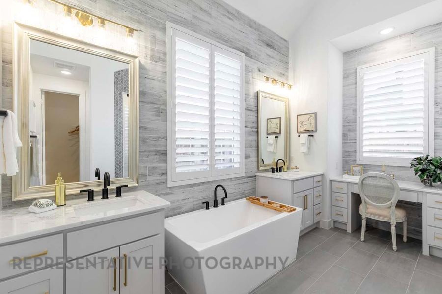 Furnished interior view inside a new home in Santa Rita Ranch: 90ft. lots, Liberty Hill (Image 4). Furnished interior view inside a new home in Santa Rita Ranch: 90ft. lots, Liberty Hill (Image 4).