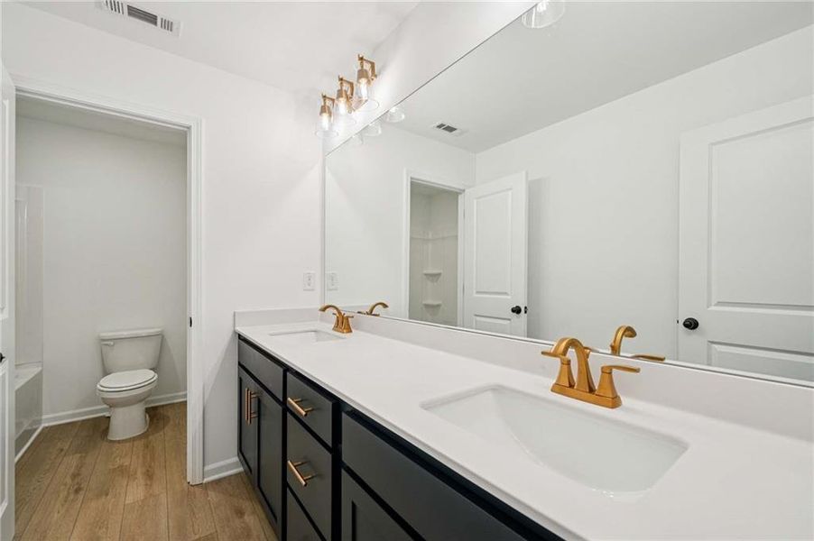 Furnished interior view inside a new home in The Estates at Casteel, Bethlehem (Image 10).