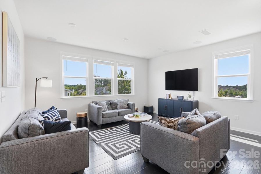 Furnished interior view inside a new home in , Charlotte (Image 18).
