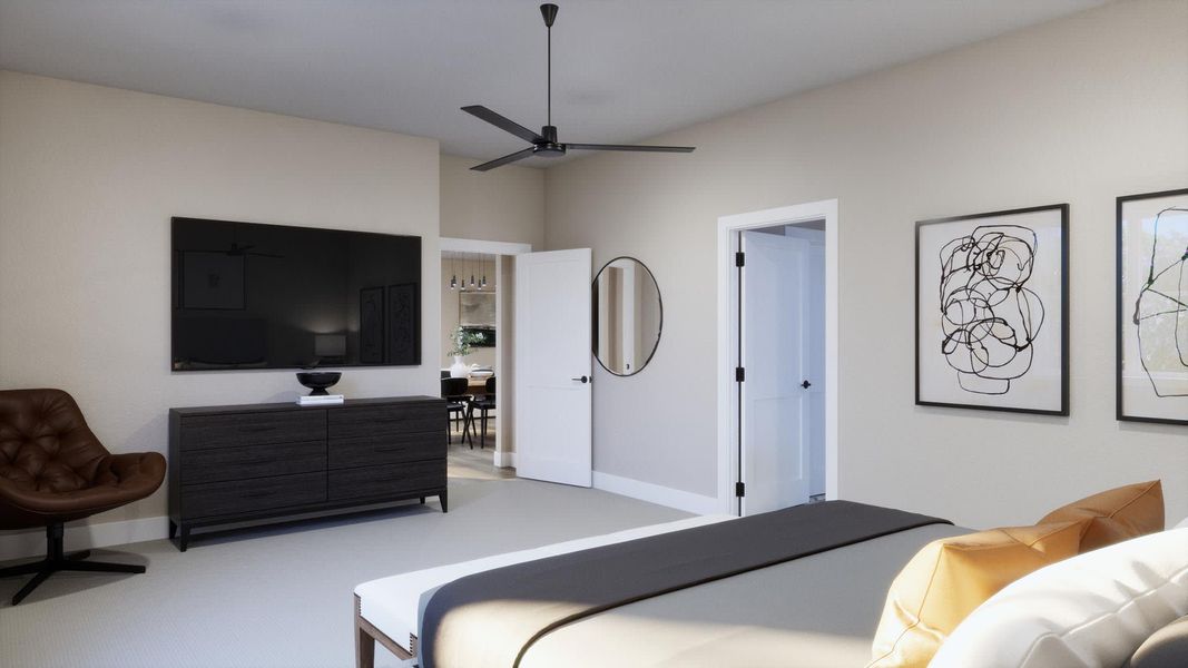Primary Bedroom | Serenity | Trinity Gardens | New Homes in DeLand, FL by Landsea Homes