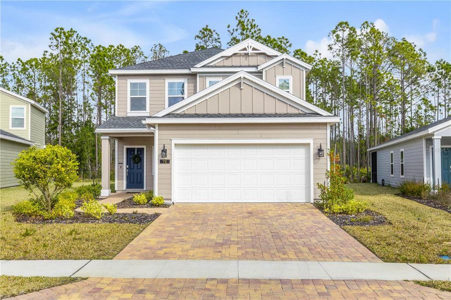 Front exterior of a new home in , St. Augustine, FL, highlighting curb appeal (Image 26).