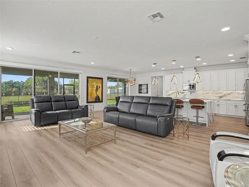 Furnished interior view inside a new home in , Oviedo (Image 21).