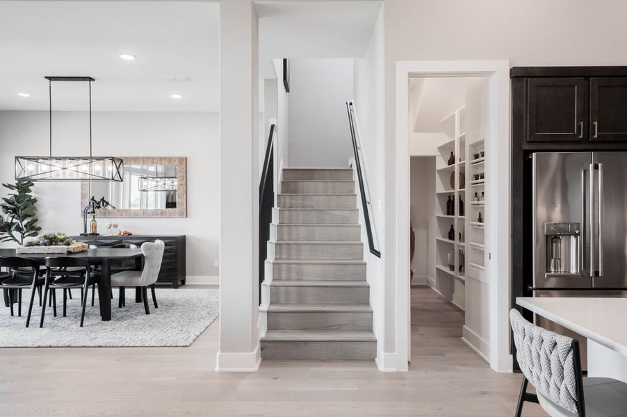 Furnished interior view inside a new home in The Orchard At Pecan Ridge, Fulshear (Image 20).