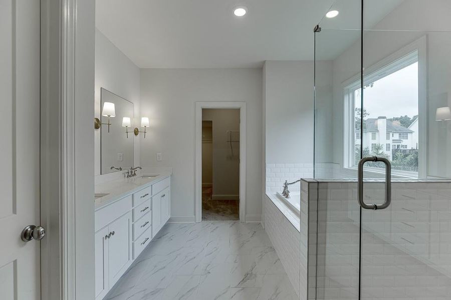 Furnished interior view inside a new home in , Sugar Hill (Image 15). Furnished interior view inside a new home in , Sugar Hill (Image 15).