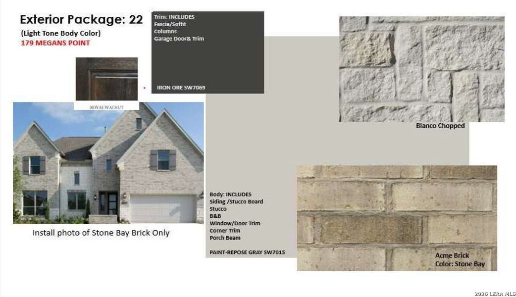 Sample of building materials used in homes in Megan's Landing, Castroville (Image 4).