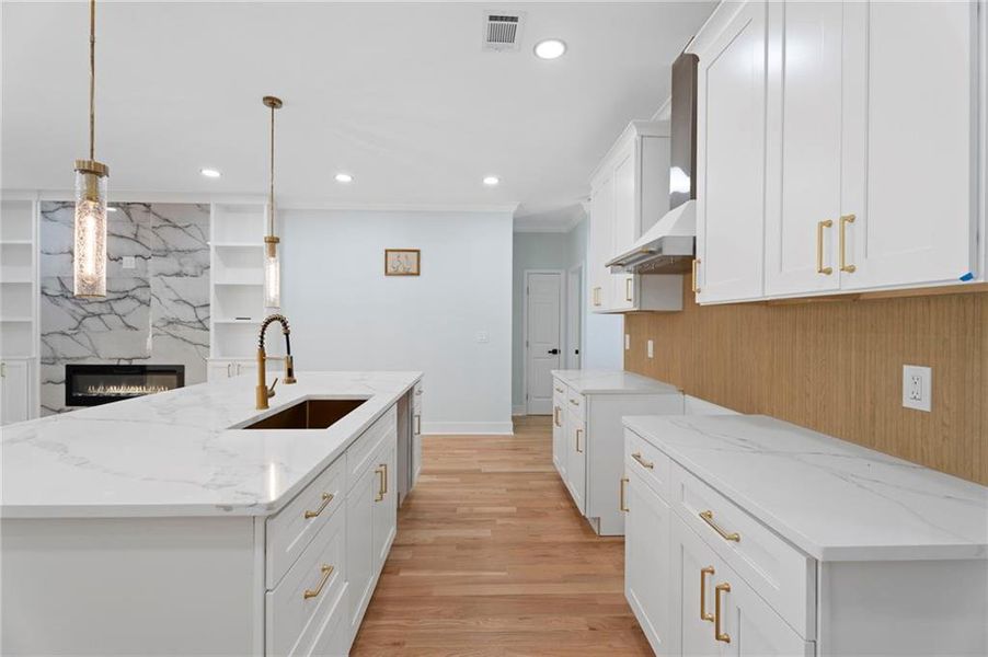Furnished interior view inside a new home in , Summerville (Image 10).