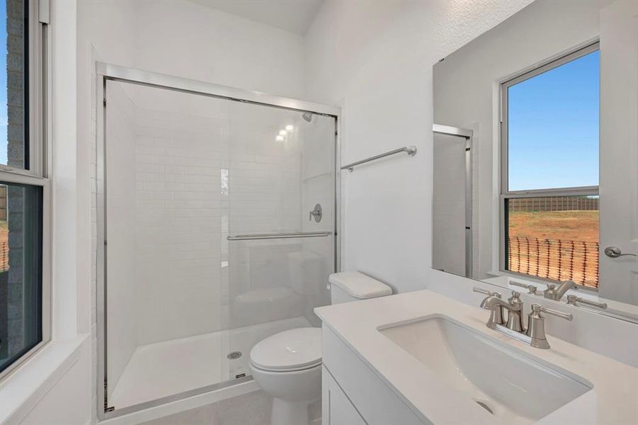 Furnished interior view inside a new home in Sterling Greene, Arlington (Image 17). Furnished interior view inside a new home in Sterling Greene, Arlington (Image 17).