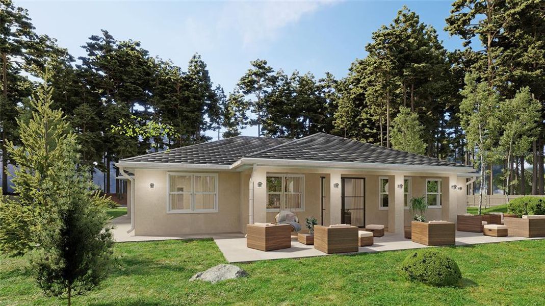 Exterior details and patio area of a home in , Port Charlotte (Image 3).