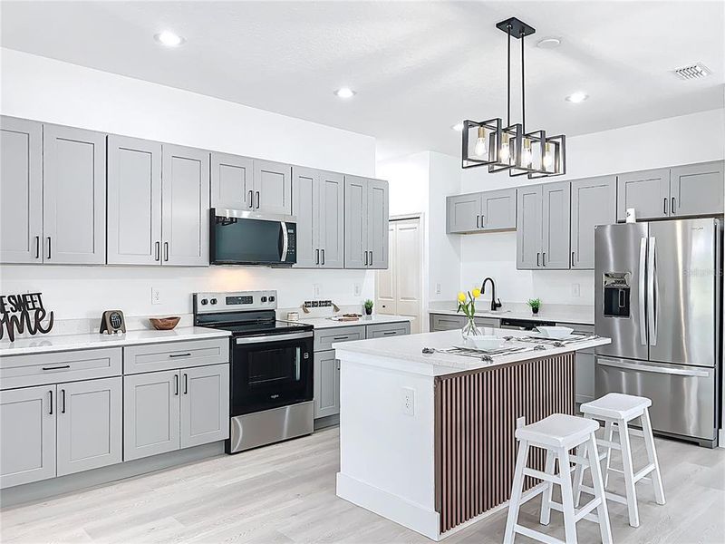 Furnished interior view inside a new home in , Orlando (Image 15).