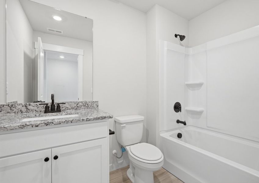 Secondary bathroom