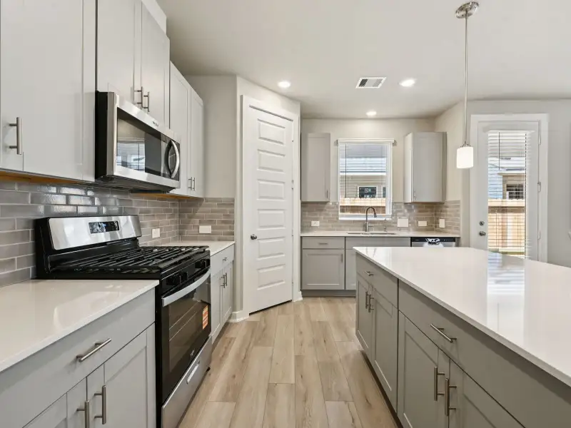 Furnished interior view inside a new home in Bridge Creek Village - City Series, Cypress (Image 7). Furnished interior view inside a new home in Bridge Creek Village - City Series, Cypress (Image 7).